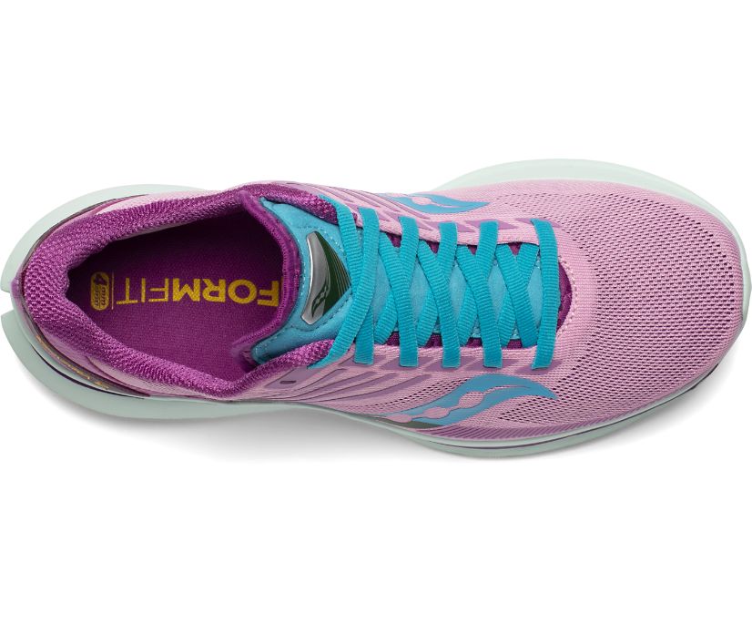 Saucony Kinvara 12 Women's Running Shoes Pink / Blue | AU 171GSOL